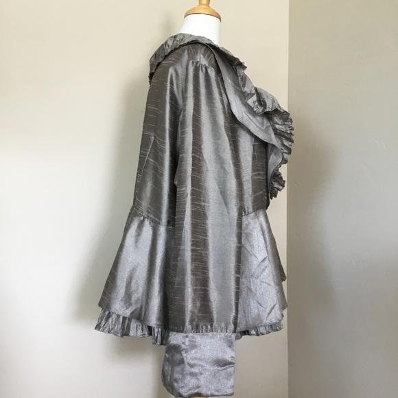 Chez Vouz de France Blouse Silk Size 1X - Picture 3 of 7